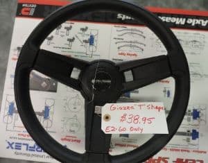 Italian Made Giazza EZ-Go Only Steering Wheel
