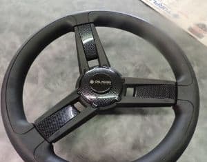 Italian Made Marine Grade Steering Wheel + hub for Ez-go and Club Car Precedent Golf Carts $ 72.95