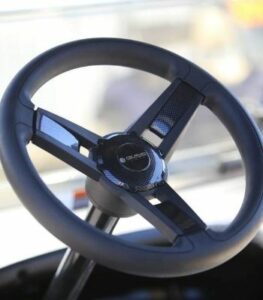 Club Car Precedent with painted body (High Octane)(Steering Wheel Detail)
