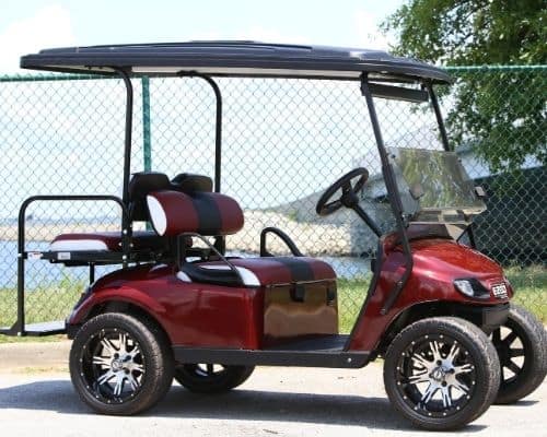 EZGO with Burgundy Painted